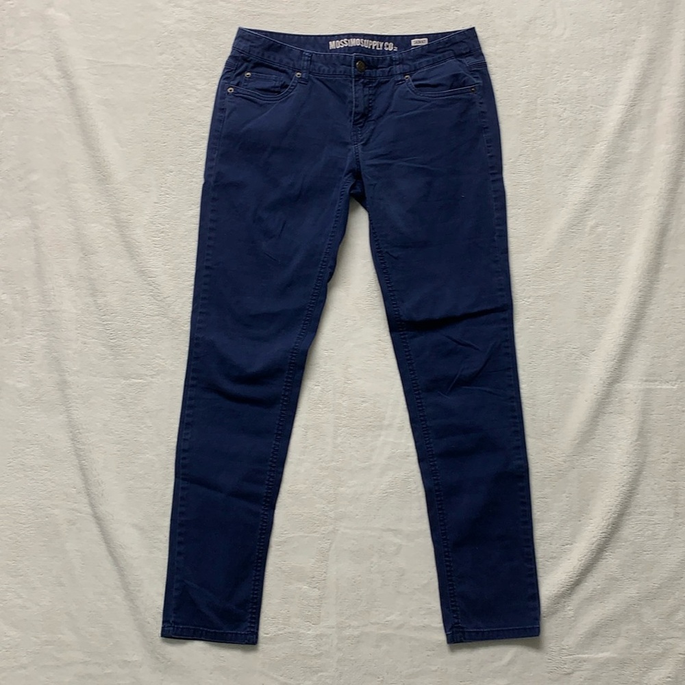 Mossimo Supply Co. navy blue Skinny pants fit 6 size 7